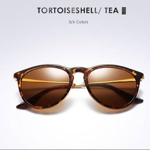 Tortoise Brown Polarized Sunglasses Womens